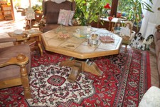 Cochtisch, Wohnzimmertisch Tisch  Eiche  P 43 Kachel Couchtisch  Eiche P 43 8 ec