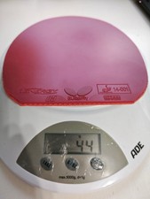 Butterfly Tenergy 05, Rot, 2.1 mm_153 x 146 mm, 44 gr._Wie Neu