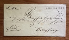 Braunschweig L1  Hasselfelde Brief Hülle 1845 Datumsstempel