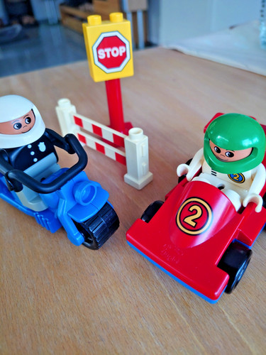Lego duplo motorradstreife - lego,