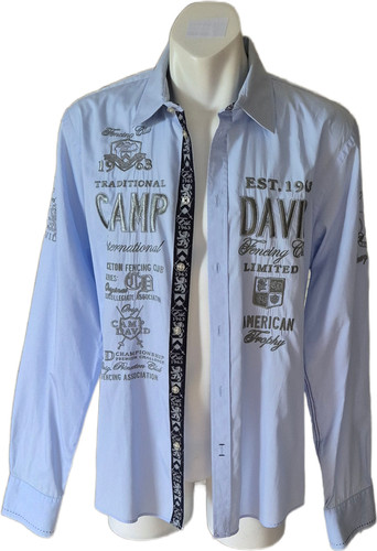 Camp david langarm hemd - camp, gr.