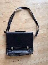 Harold´s Aktentasche Schwarz Leder Business