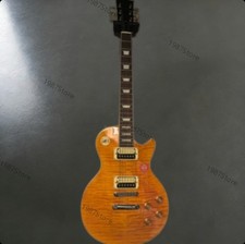 Yellow Electric Guitar Flamed