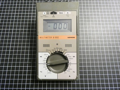 Siemens multimeter b1002 - siemens,