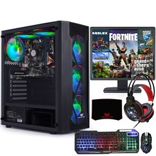 Gaming PC Computer Bundle Intel Quad Core i5 16GB 1TB Windows 10 2GB GT710 günstig