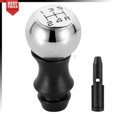 5-GANG SCHALTKNAUF SCHWARZ CHROM Passend für PEUGEOT 206 207 307 308 406 605 807