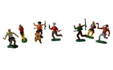 7x Cowboys 1x Indianer | W. Germany West Germany | Steckfiguren Rarität Konvolut