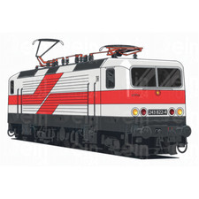 Eisenbahn aufkleber br243 - eisenbahn,