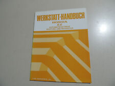 Getriebe Werkstatthandbuch (Heft) Honda Prelude BA4 1988 3. Generation