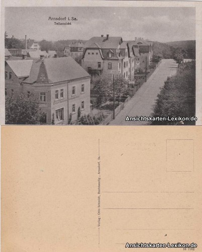 Postcard arnsdorf arnoltice - postcard,