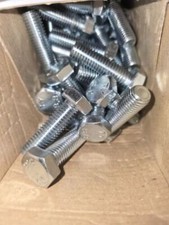 Sechskantschrauben DIN 933 verzinkt 8.8 M12x40 Maschinen Schraube ISO 4017 100St