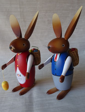 2 Hasen Kuhnert  Erzgebirge