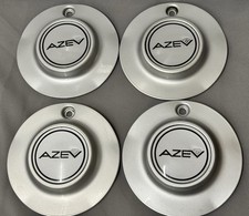 AZEV A Nabendeckel Felgendeckel Nabenkappe Aluminium Silber