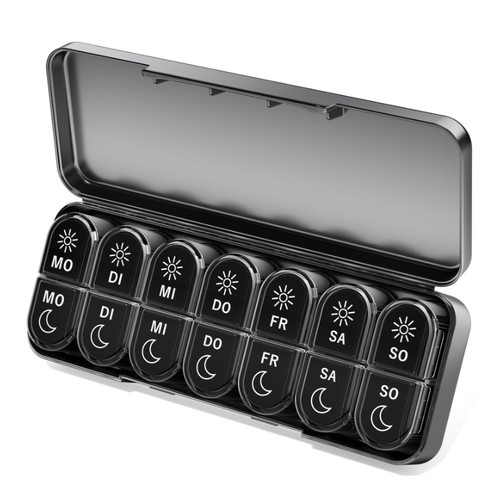 Tablettenbox pillendose tage - tablettenbox,