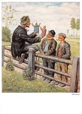 859810) Künstler AK Otto Quante Minden - Kasperltheater 