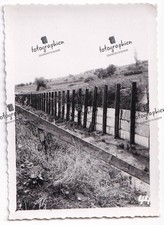 orginal Foto 2. Weltkrieg Frankreich Sperren Hindernisse 1940