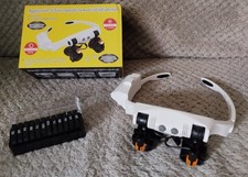 LED Stirnlupe Kopflupe Lupenbrille Mit Licht - unbenutzt und originalverpackt