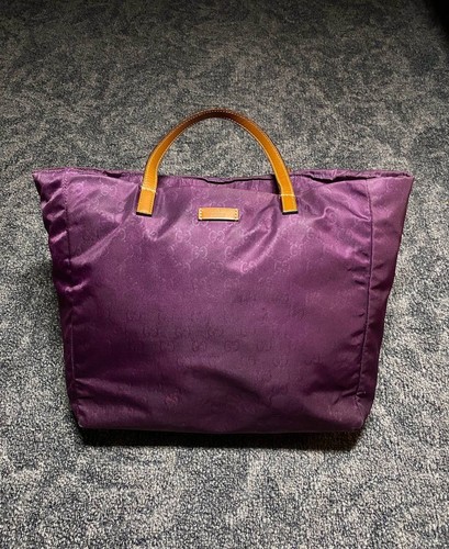 Gucci monogram nylon tote - gucci,