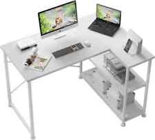 Umkehrbarer Schreibtisch Eckschreibtisch Bürotisch L-Form Arbeitstisch Mit Regal