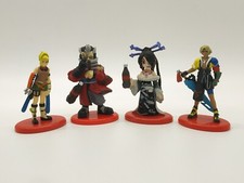 Final Fantasy Coca Cola Figuren x4 Rikku Tidus Lulu Auron
