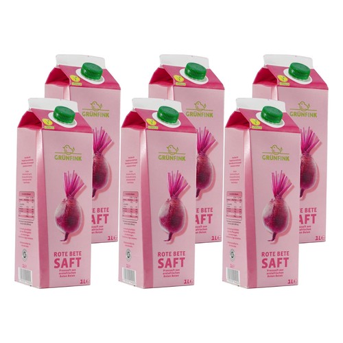 Grünfink rote bete saft 8 - rote, (8