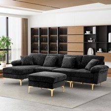 Modern 114.17" 4 Seat U-Shaped