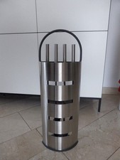 Kaminbesteck 5-teilig Edelstahl, neuwertig