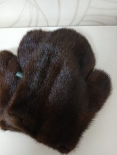  Nerz Handschuhe Pelz 2 Stück