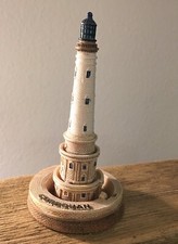 PHARE DE CORDOUAN Miniatur Souvenir 14cm hoch Leuchtturm SEHR GUTER ZUSTAND