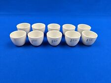 Porzellan Tiegel Schmelztiegel 40 x 32 mm 10 Stück B 40 Labor Laborzubehör