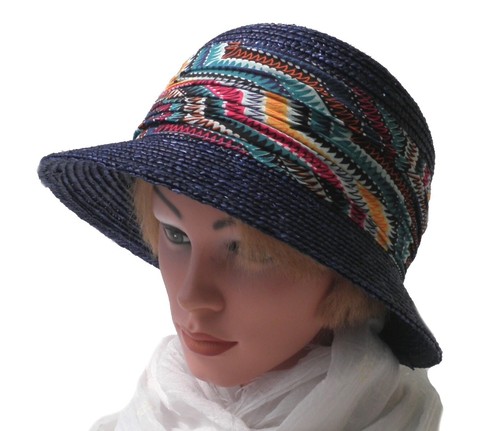Damen eleganter strohhut - eleganter,