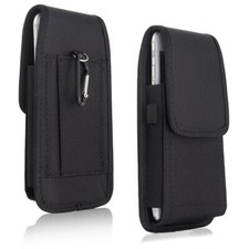 Universal Smartphone Handy Gürteltasche Gürtel Tasche Quer Nylon Case Clip Etui