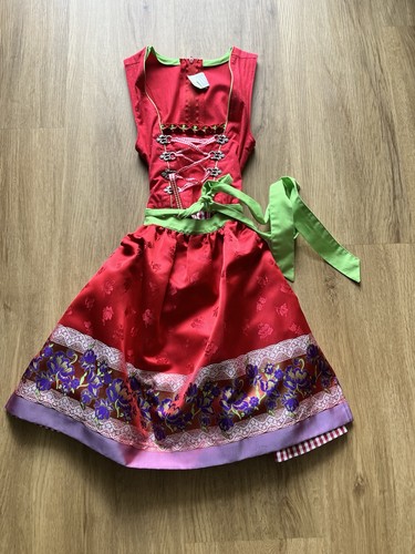 Isartrachten dirndl 146 rot - dirndl, gr.146