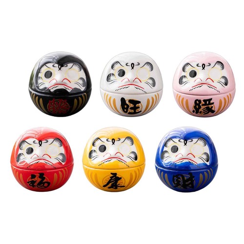 Kleine daruma keramikpuppe - kleine, daruma-keramikpuppe
