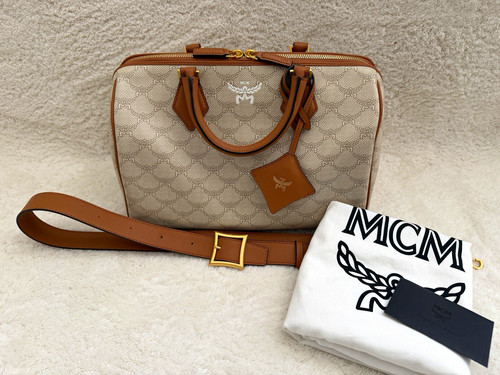 Mcm ella boston medium beige - ella,