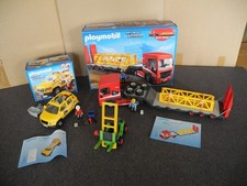 Playmobil 5467 Schwertransporter u 5470 Baufahrzeug je kplt in OVP + Gebalstaple