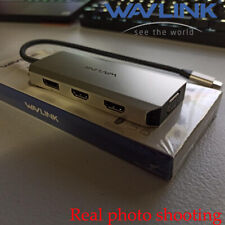 7-IN-1 USB-C Laptop Dockingstation Dual Monitor Dock Display DP Dual HDMI VGA