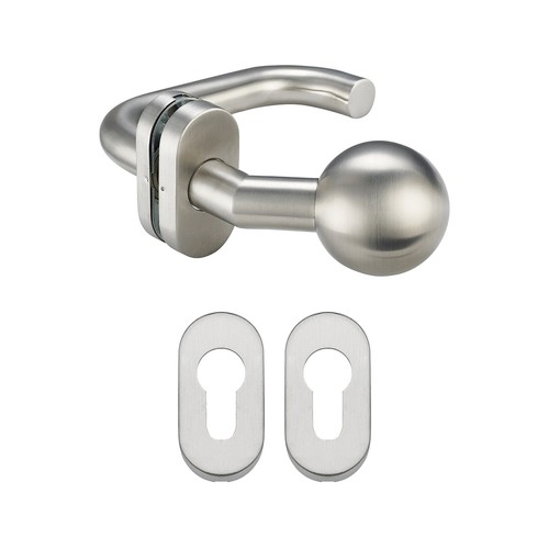 Rundknopf mit abgesetztem - , und
