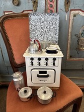 Heiliger Kinderherd, Antik, Drei Kochplatten, Backofen, 50er-60er Jahre