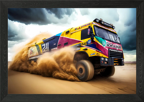 Dakar rallye lkw - lkw, bewegung