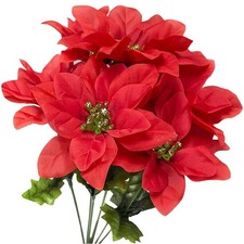 35 cm Weihnachtsstern-Busch 7