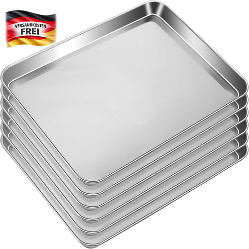 Edelstahl backblech set - set, 6