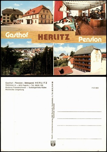 Ansichtskarte pegnitz - ansichtskarte,