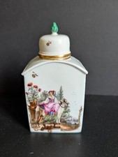 Seltene Antike Höchst Teedose