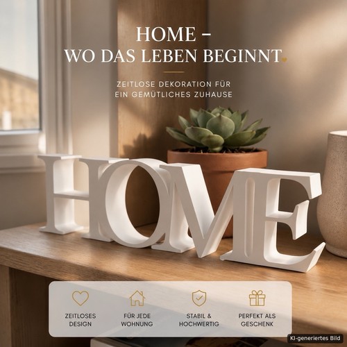 Home deko schriftzug - home,