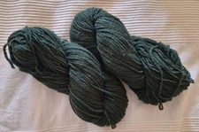 2x Trachtenwolle - Grün - 200