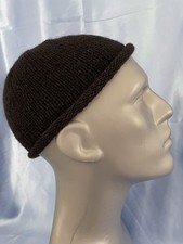 Herren-Mütze/ Sylter Mütze/ KU 56-60cm / Alpaka/Neu / Schwarz