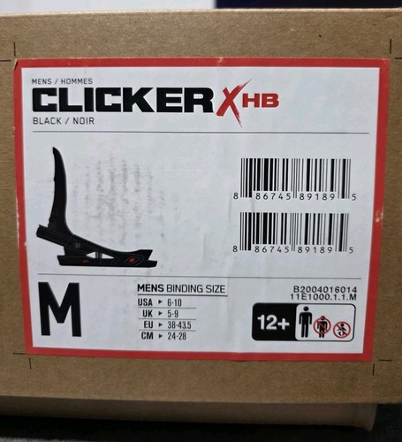New clicker hb snowboard - new, x