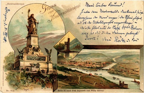 Cpa rudesheim gruss vom - gruss,