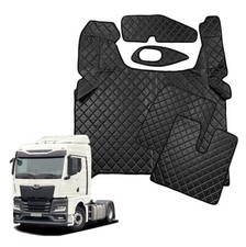LKW Fußmatten Für MAN TGX ab 2020 - Tunnelabdeckung Truck LKW Schwarz LUX